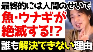 【ひろゆき】魚・ウナギが最終的に人間のせいで絶滅する！？誰も解決できない理由【切り抜き/鰻/アフリカ諸国/個人の利益の最大化】