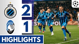 Club Brugge vs Atalanta 2-1 | All GOALS \u0026 Extended HIGHLIGHTS | UEFA Champions League 2024-25!