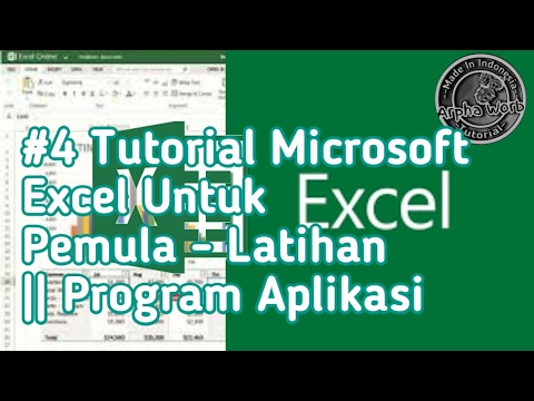 #4 Tutorial Microsoft Excel Untuk Pemula - Latihan || Program Aplikasi ...