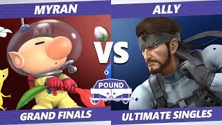 Pound 2019 SSBU -  Ally (Snake) VS Armada Myran (Olimar) Smash Ultimate Grand Finals