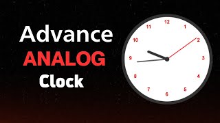 Build a Stunning Analog Clock with HTML, CSS & JS (No Frameworks!)