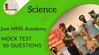 MNS Mock Test //Science (chem)// Set 2 - 50 Questions// Military Nursing Service