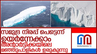 അന്റാര്‍ട്ടിക്കയിലെ മഞ്ഞുപാളികള്‍ ഉരുകി കടലില്‍ വീണത് 7.5 ട്രില്യണ്‍ ടണ്‍ l Antarctica