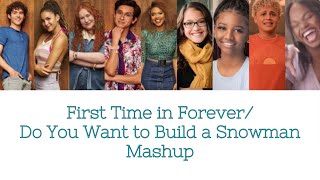 For the First Time in Forever/Do you want to Build a Snowman Mashup Lyrics ~ HSMTMTS Cast (From S3)