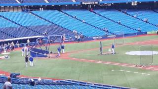 A little Jays BP before the Chi Sox game