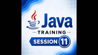 Java Learning Hub - Session 11 - Input values in Program