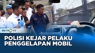 Kaya di Film! Polisi Kejar Pelaku Penggelapan Mobil di Jombang Viral