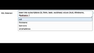 SQL Statement Auto-Complete