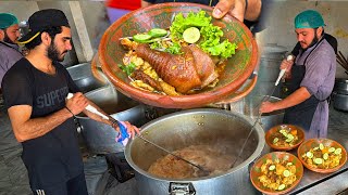 EXTREME PAKISTANI STREET FOOD - ULTIMATE PAKISTANI SOBAT PAINDA RECIPE | MURGH SHORBA RECIPE