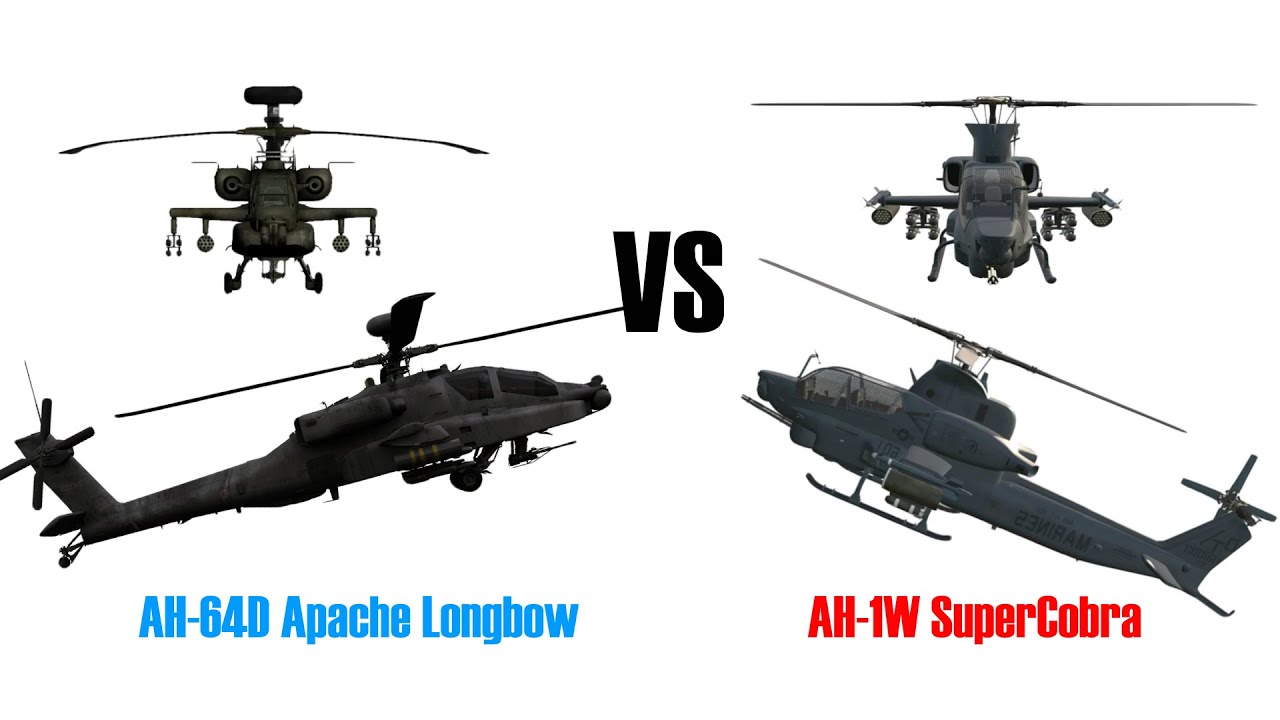 Helicopter Cobra Vs Apache