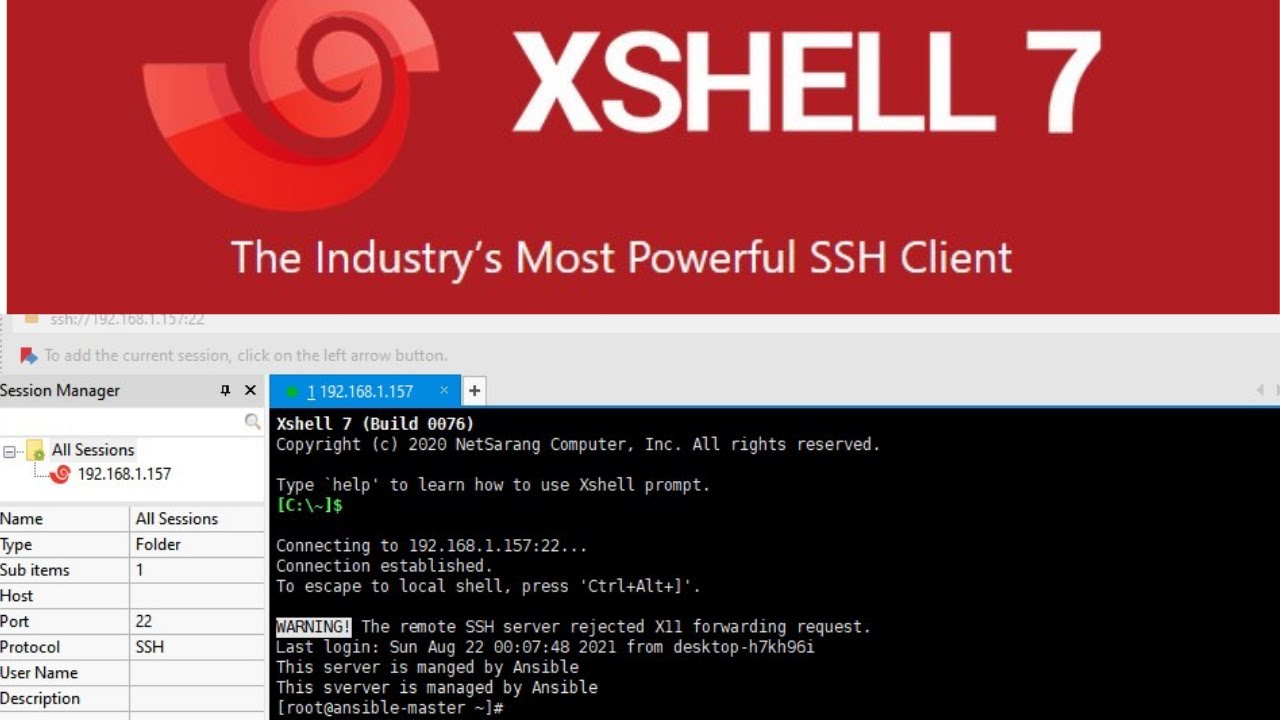 Xshell Ssh Login Shorts Youtube