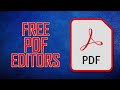 top 5 best free pdf editors adobe acrobat alternatives 2024