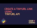 Creating a url shortner using tinyurl api - #Built with #python