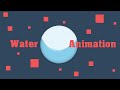 Pure Css Water Wave Loading Animation | Animation Effects