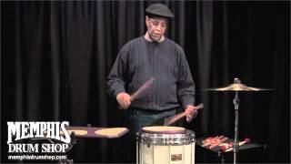 Vic Firth Corpsmaster Signature Snare - Ralph Hardimon "Hammer" and "Chop-Out" Drumsticks