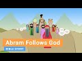 🔶 BIBLE stories for kids - Abram Follows God (Kindergarten Y.A Q1 E9) 👉 #gracelink