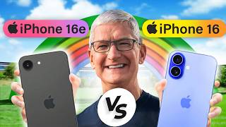 iPhone 16e Vs iPhone 16 - TRUST ME, just PAY $200 more for the 16!