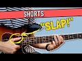 HOW TO SLAP The Bass Guitar in 57 seconds (Easy) #shorts