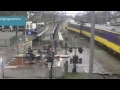 shocking train crash derailment dutch railways ontsporing hilversum 2014