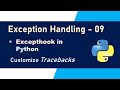 Exception Handling in Python | Excepthook in Python | Advanced Python Tutorial