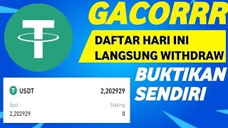 cuma daftar dapat 2$ lebih perhari | web penghasil crypto 2024