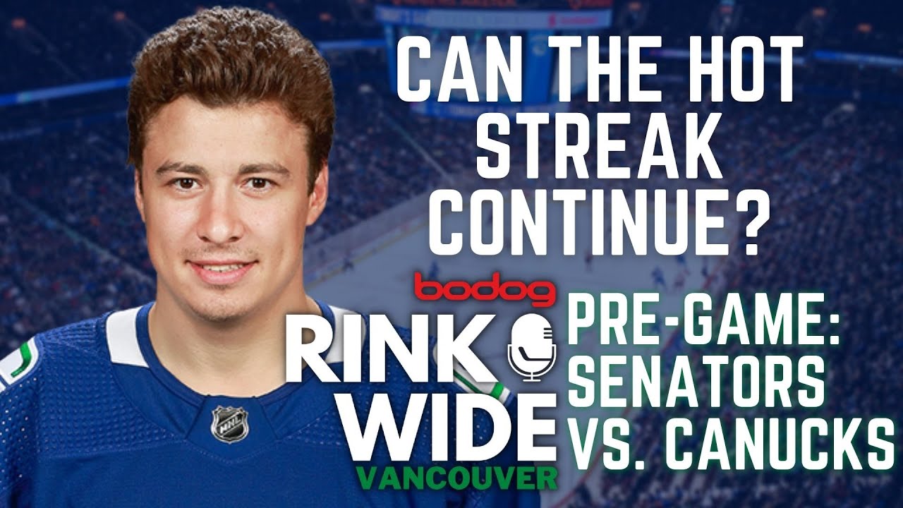 🏒PRE-GAME: Ottawa Senators Vs. Vancouver Canucks (Mar 11 2023) - YouTube