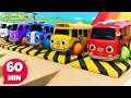 Wheel On The Bus | Slide Song | Songs Compilation | Nursery Rhymes & Kids Songs - Baby Car Songs TV