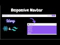 Building a Sleek and Responsive Navbar in React and Tailwind CSS.