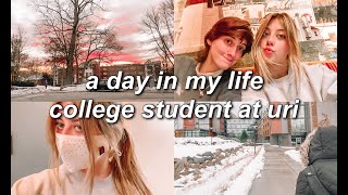 A DAY IN MY LIFE // COLLEGE STUDENT AT URI