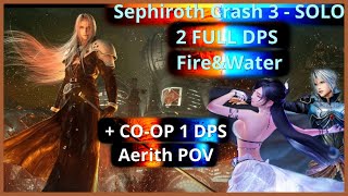 FF VII EC - Sephiroth Crash 3 - SOLO - 2 DPS SET UP - Guide - + CO-OP Aerith PoV