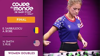 2022 ITSF World Cup - Women Doubles Final - E. SARBULESCU - A. BOBE 🇷🇴 vs H. SMITH - S. RUE 🇺🇲