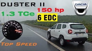 DACIA DUSTER II (2022) 1.3 TCe (150 hp) Acceleration & Top Speed