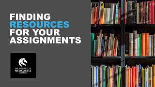 Finding Resources For Your Assignment