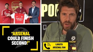 "ARSENAL COULD FINISH SECOND!" Arsenal fan Lakata believes they could finish in the top two!