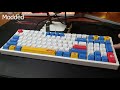 Rakk ilis Modding & Typing sound (Akko cs lavender switches, Gundam pbt keycaps)