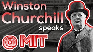 Winston Churchill At MIT's Mid-Century Convocation held in 1949