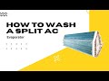 How to Wash a Split AC Evaporator