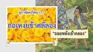 รู้จำถ้อยคำ สำนวนไทย แรงกระทบEP3