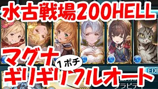 ＜水古戦場＞200HELL マグナ奥義軸ギリギリフルオート【グラブル】