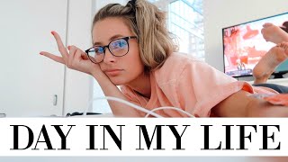 NYC Day In My Life | exploring my rooftop terrace, weekly grocery haul, filming, \u0026 getting sh*t done