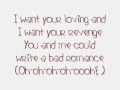 Lady Gaga- Bad Romance (Lyrics)