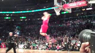 Blake Griffin - NBA Dunk Contest 1st Dunk: Reverse 360 Slam