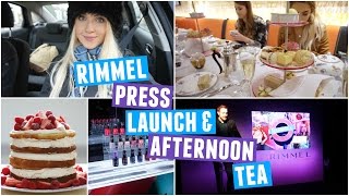 VLOG: Rimmel Press Launch & Afternoon Tea