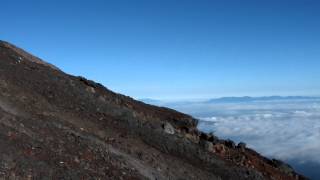 富士山　須走口　七合目　太陽館