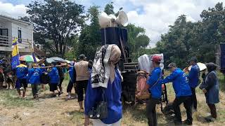 beginilah suasana awal pemberangkatan seni benjang Ls panca komara