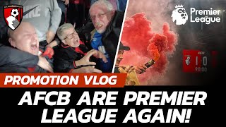 PROMOTION LIMBS! HISTORIC SCENES & FULL TIME PITCHY | AFC Bournemouth 1-0 Nottingham Forest - Vlog