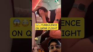 😱😳OMG!Turbulence on Qatar flight #aviation #travel #airplane #ytshorts #shorts #omg #viralvideo