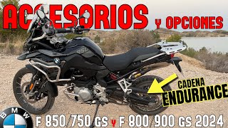 Accesorios y Cadena Endurance para BMW F 850 750 800 (2024) GS | Recomendaciones y razones  #SRTV132