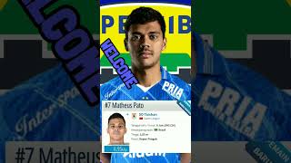 UPDET RESMI‼️PEMAIN BARU PERSIB MUSIM 2024/25 - WELCOME MATHEUS PATO - KABAR PERSIB - BERITA PERSIB