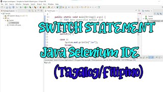 JAVA SWITCH Statement Tutorial | Selenium Eclipse IDE | Programming